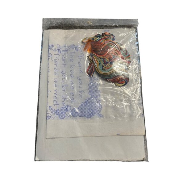 Bucilla Cross-Stitch Kit 64387 Makes 2 Samplers 8" x 10" Graces Sampler Pair Inc - Picture 3 of 3